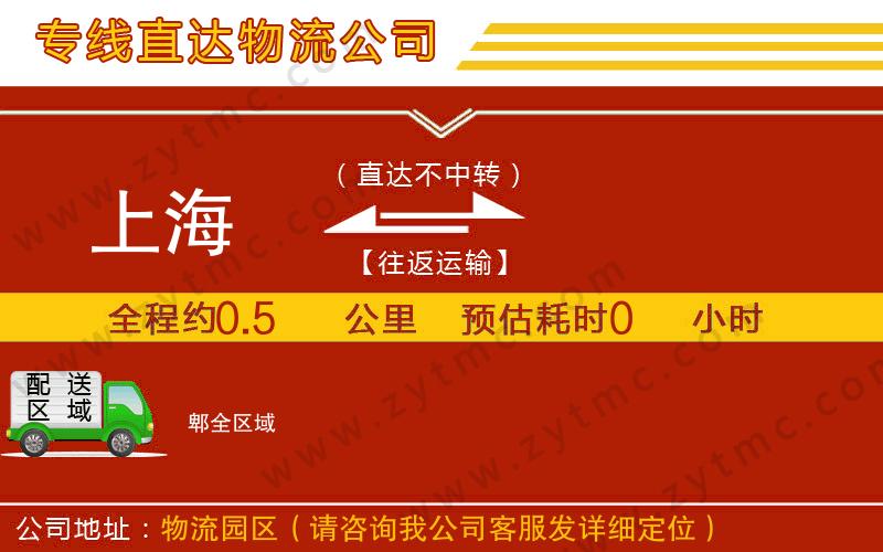 上海到郫物流專線