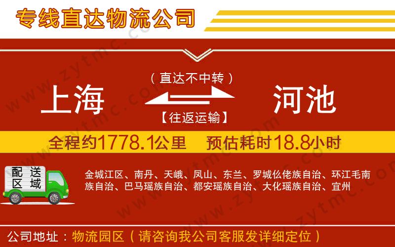 上海到河池物流專(zhuān)線(xiàn)